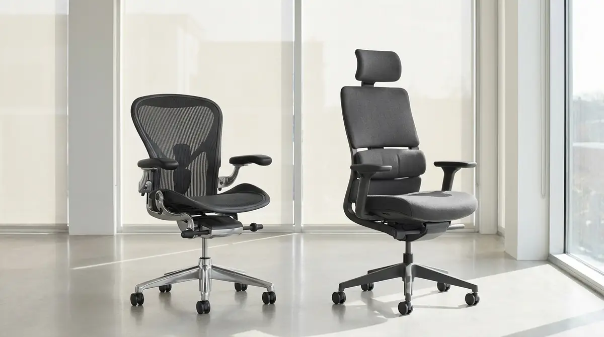 人気製品を徹底比較｜アーロンチェア vs エルゴヒューマン